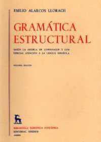 GRAMATICA ESTRUCTURAL | 9788424911058 | ALARCOS LLORACH, EMILIO