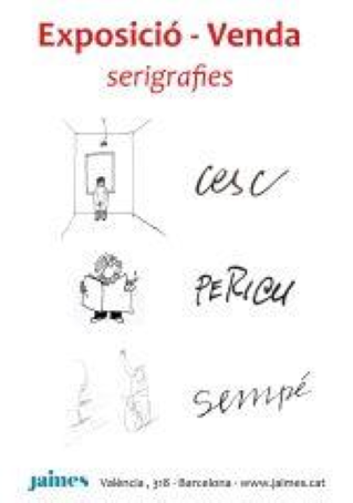 Serigrafies de Sempé, Cesc i Perich - 