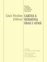 CARTES A HERMÍNIA GRAU I AYMÀ | 9788478266418 | NICOLAU D'OLWER, LLUÍS