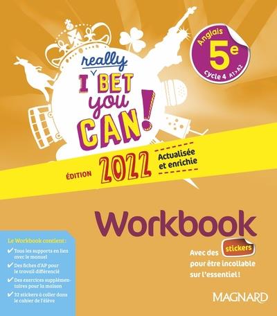 I REALLY BET YOU CAN! ANGLAIS 5E (2022) - WORKBOOK | 9782210117020