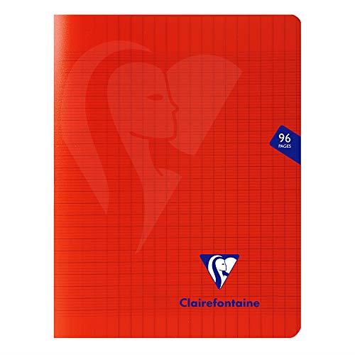 CAHIER PETIT FORMAT 17X22 96 PAGES SEYES ROUGE / CUADERNO PEQUEÑO ROJO | 3329683337416