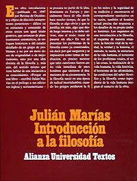 INTRODUCCIÓN A LA FILOSOFÍA | 9788420680170 | MARÍAS AGUILERA, JULIÁN