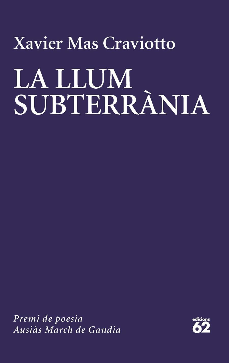 LA LLUM SUBTERRÀNIA | 9788429780741 | MAS CRAVIOTTO, XAVIER