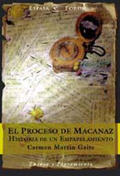 EL PROCESO DE MACANAZ | 9788423997435 | CARMEN MARTÍN GAITE