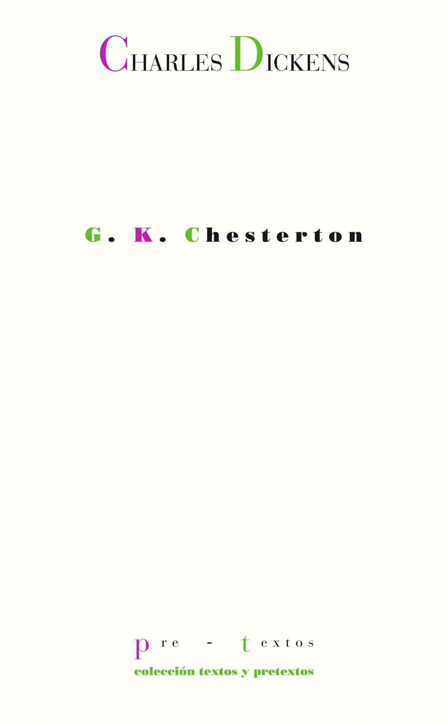  CHARLES DICKENS | 9788481910520 | CHESTERTON, G.K.