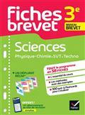 FICHES BREVET. SCIENCES, 3E : PHYSIQUE CHIMIE, SVT, TECHNO : NOUVEAU BREVET | 9782401094536 | COLLECTIF