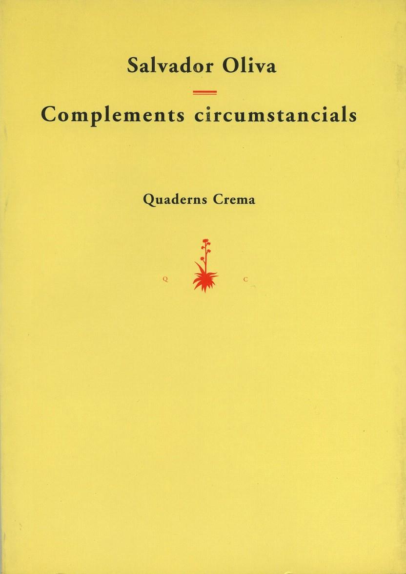 COMPLEMENTS CIRCUMSTANCIALS | 9788477272465 | OLIVA, SALVADOR