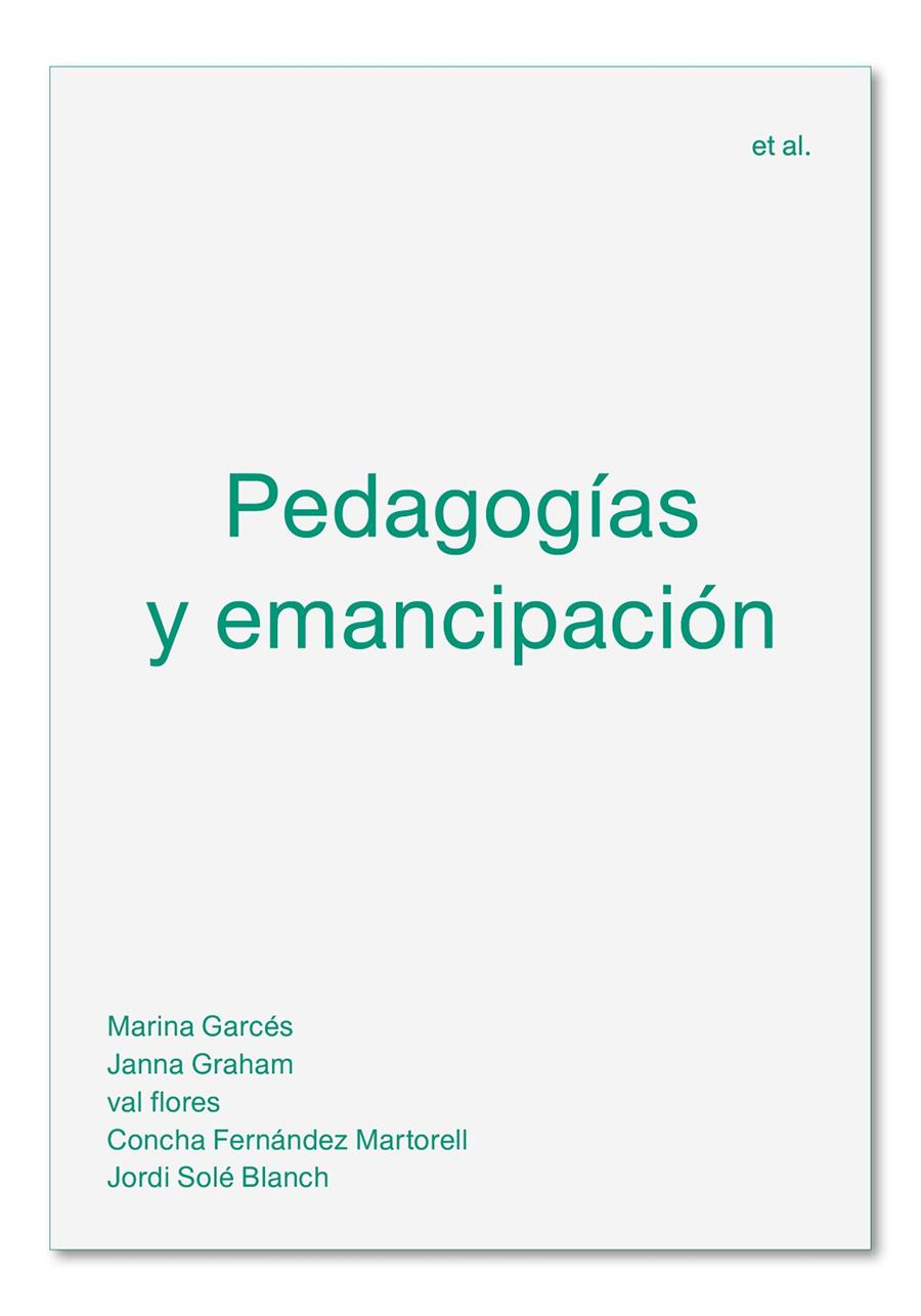 PEDAGOGÍAS Y EMANCIPACIÓN | 9788494992476 | A.A.V.V.