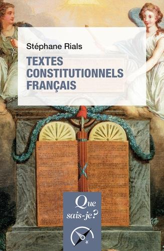 TEXTES CONSTITUTIONNELS FRANÇAIS | 9782715401266 | RIALS, STÉPHANE