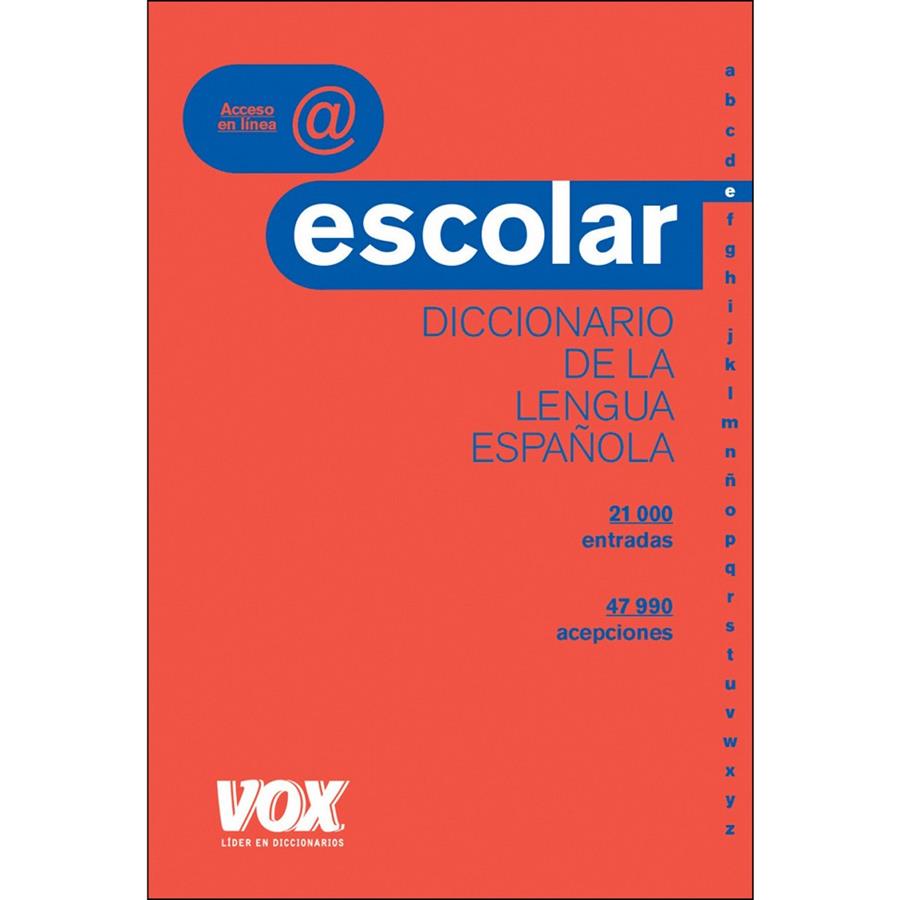 DICCIONARIO ESCOLAR DE LA LENGUA ESPAÑOLA  | 9788499742823
