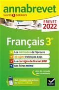 ANNABREVET 2022 - FRANÇAIS 3E : BREVET 2022 | 9782401078079 | COLLECTIF