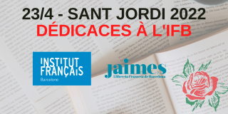 Signatures Sant Jordi, le 23 avril 2022 à l'Institut français en musique, crêpes, animations pour enfants - 