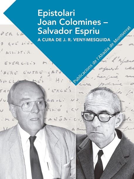 EPISTOLARI JOAN COLOMINES - SALVADOR ESPRIU | 9788491910305 | VARIOS AUTORES