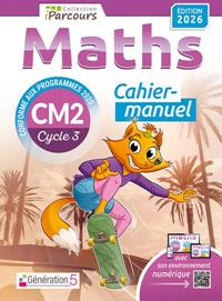 CAHIER-MANUEL IPARCOURS MATHS CM2 (ÉDITION 2026) B | 9782362464638 | KATIA HACHE