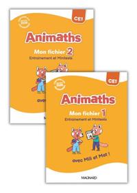 ANIMATHS CE1 (2026) - FICHIER 1 + FICHIER 2 + PLANCHES R | 9782210514683