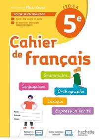 CAHIER DE FRANCAIS CYCLE 4/5E - CAHIER D'ACTIVITES | 9782017066903 | BERTAGNA