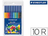 ROTULADOR STAEDTLER 10 COLORES 326C10 CARTON | 4007817086186