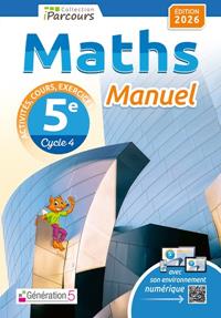 MANUEL IPARCOURS MATHS 5E (ÉDITION 2026) | 9782362465192