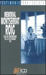 MEMORIAL MONTSERRAT ROIG. CICLE DE CONFERÈNCIES DEL 9 AL 23 DE NOVEMBRE 1992 | 9788439325093