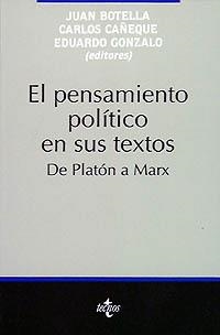 EL PENSAMIENTO POLÍTICO EN SUS TEXTOS | 9788430925223