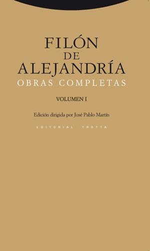 OBRAS COMPLETAS | 9788498790221 | DE ALEJANDRÍA, FILÓN