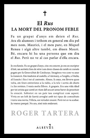 EL RUS: LA MORT DEL PRONOM FEBLE | 9788493743550 | TARTERA, ROGER