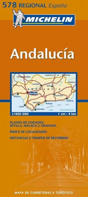 MAPA REGIONAL ANDALUCÍA | 9782061009154 | VARIOS AUTORES
