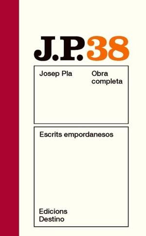 ESCRITS EMPORDANESOS | 9788497101783 | JOSEP PLA