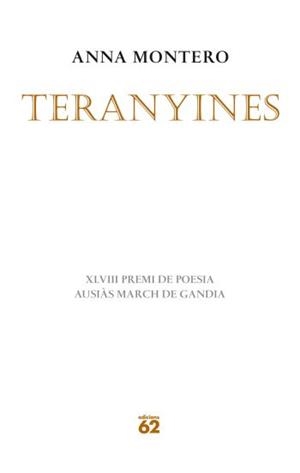 TERANYINES | 9788429767285 | ANNA MONTERO