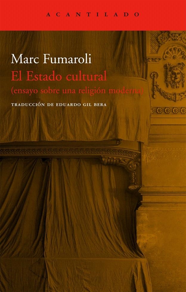 EL ESTADO CULTURAL | 9788496834026 | FUMAROLI, MARC