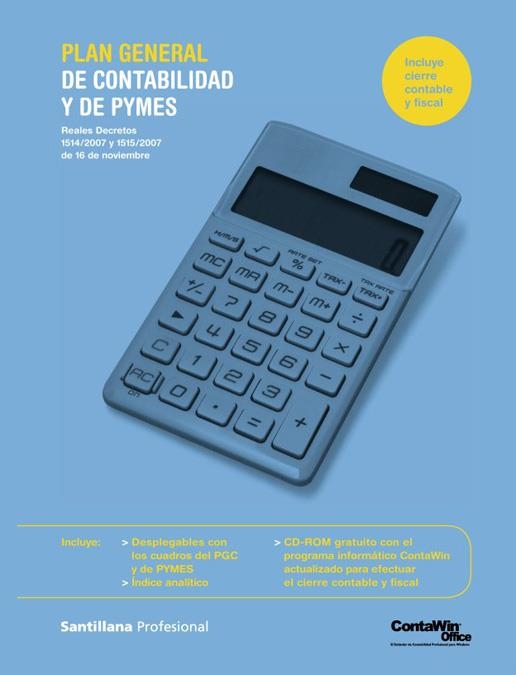 PLAN GENERAL DE CONTABILIDAD Y DE PYMES SANTILLANA PROFESIONAL | 9788429490930 | VARIOS AUTORES