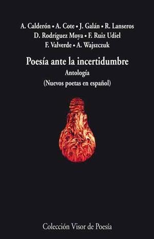 POESÍA ANTE LA INCERTIDUMBRE | 9788498957853 | VARIOS AUTORES
