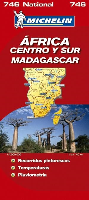 MAPA NATIONAL AFRICA CENTRO-SUR, MADAGASCAR | 9782067119055 | VARIOS AUTORES