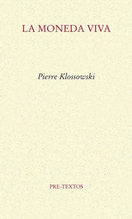 LA MONEDA VIVA | 9788415297659 | KLOSSOWSKI, PIERRE