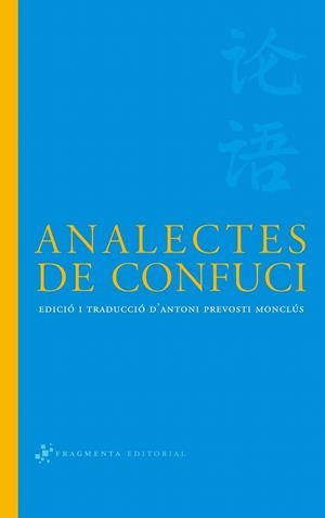ANALECTES DE CONFUCI | 9788492416066 | ANÓNIMO