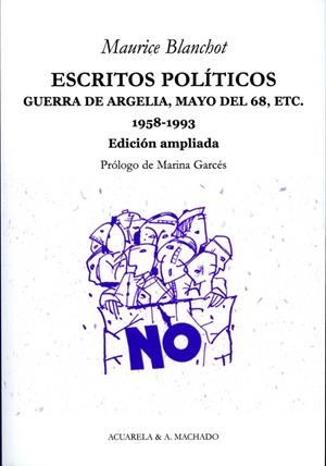 ESCRITOS POLÍTICOS | 9788477742067 | BLANCHOT, MAURICE
