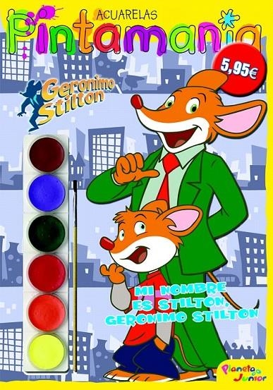 GERONIMO STILTON. PINTAMANÍA ACUARELAS | 9788408098836 | GERONIMO STILTON