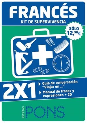 KIT DE SUPERVIVENCIA FRANCÉS. VIAJAR EN FRANCÉS + FRANCÉS DE CADA DÍA | 9788484436164 | EDITORIAL