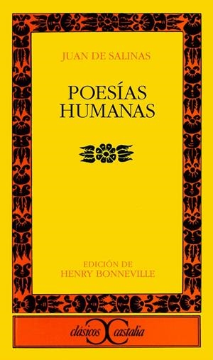 POESÍAS HUMANAS | 9788470395079 | SALINAS, JUAN DE