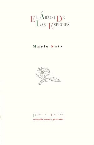  EL ÁBACO DE LAS ESPECIES | 9788481910193 | SATZ TETELBAUM, MARIO