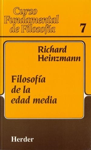 FILOSOFÍA DE LA EDAD MEDIA | 9788425418679 | HEINZMANN, RICHARD