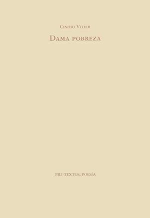  DAMA POBREZA | 9788481910223 | VITIER, CINTIO