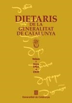 DIETARIS DE LA GENERALITAT DE CATALUNYA. ANYS 1411 A 1539. VOL. I (EDICIÓ EN 003 | 9788439331513 | SANS I TRAVÉ (RECOP.), JOSEP M.