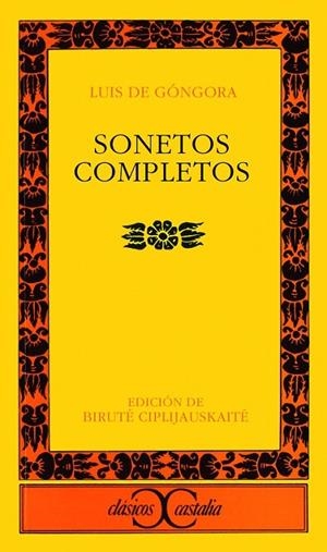 SONETOS COMPLETOS | 9788470390869 | GÓNGORA Y ARGOTE, LUIS DE