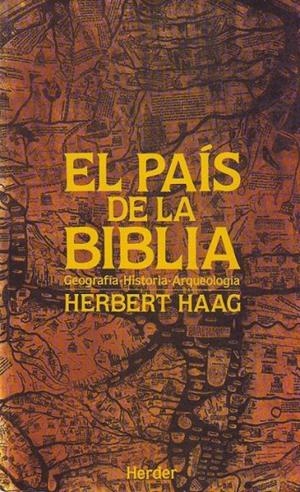 EL PAÍS DE LA BIBLIA | 9788425417641 | HAAG, HERBERT