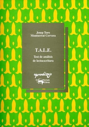 T.A.L.E. | 9788477740261 | TORO, JOSEP/CERVERA, MONTSERRAT