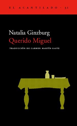 QUERIDO MIGUEL | 9788495359216 | GINZBURG, NATALIA
