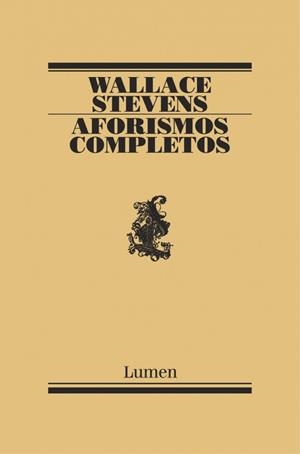 AFORISMOS COMPLETOS | 9788426428691 | STEVENS,WALLACE