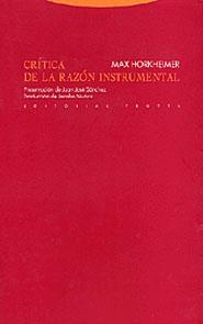 CRÍTICA DE LA RAZÓN INSTRUMENTAL | 9788481645682 | HORKHEIMER, MAX