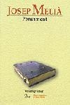 PENSAMENT. | 9788484372806 | JOSEP MELIÀ